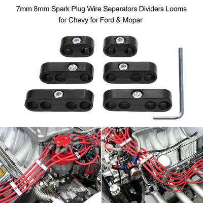 7mm 8mm Spark Plug Wire Separators Dividers Looms for Chevy for Ford & Mopar