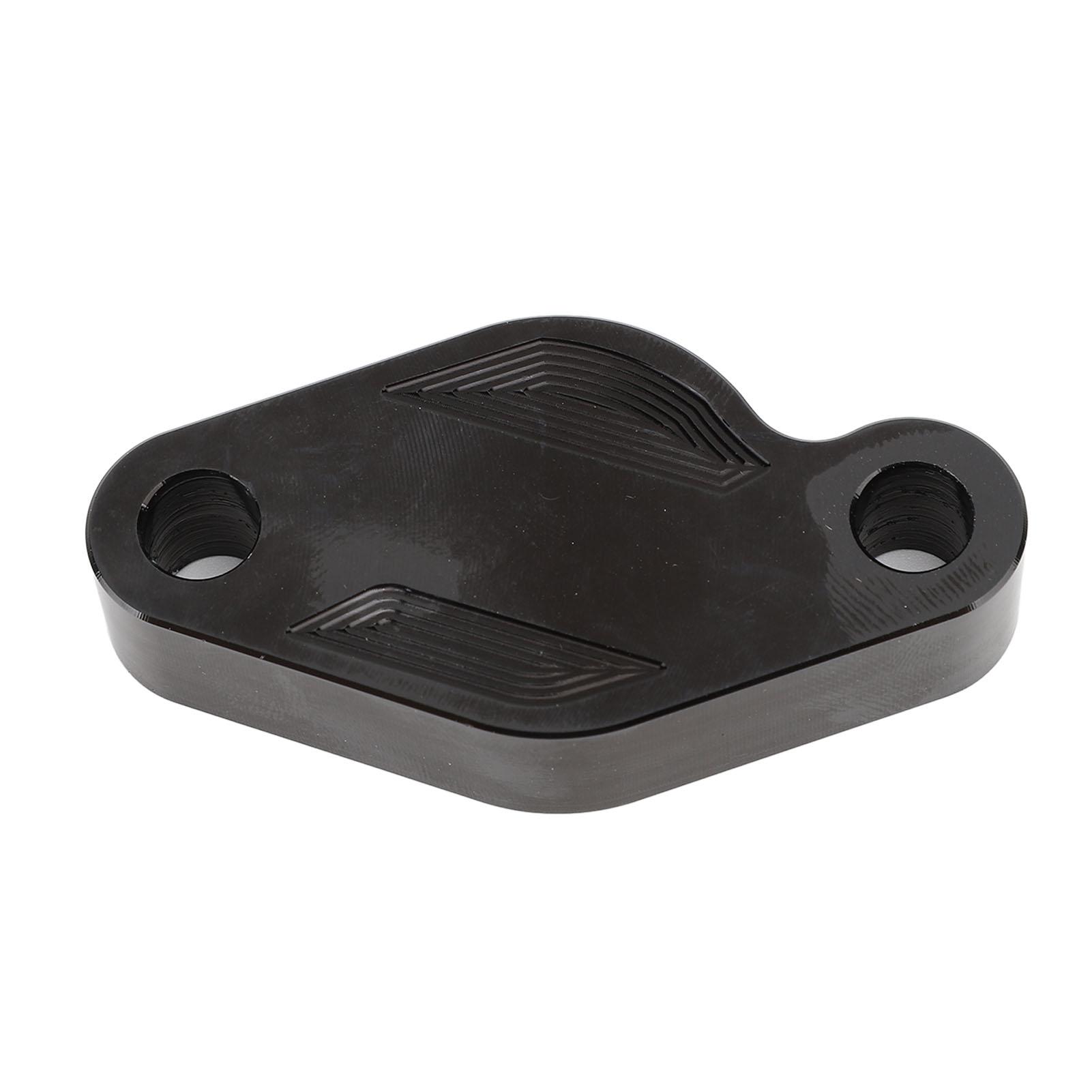 Parking Brake Block Off Plate CNC Aluminum Alloy Parking Brake Block Off Kit for Raptor 700R YFZ450R Black