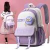 Stylish Spacious New Nylon Backpack For High School And Middle School Students In Purple Pink Green Khaki Black