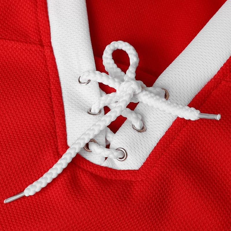 Hockey Jersey Red White Accents Vintage Athletic Jersey Hockey Fans Collectors Athletic Jersey Prints