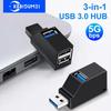 3 porty USB 3.0 HUB Mini USB Adaptér Splitter Adaptér OTG 5Gbps Vysokorychlostní U disková čtečka pro notebooky