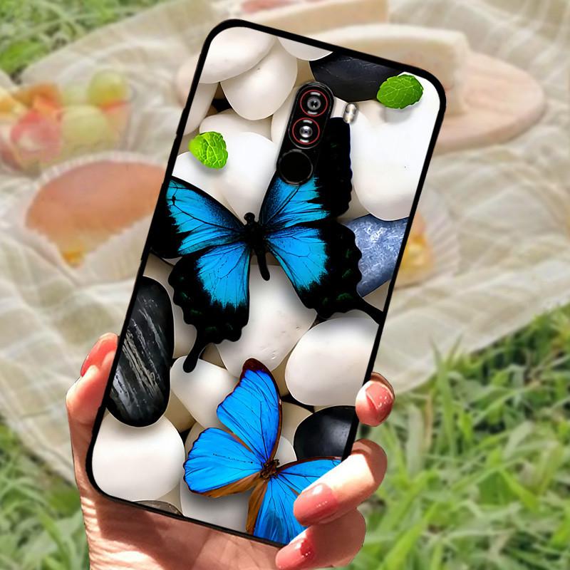 For Xiaomi Mi Pocophone F1 Case Cover PocoF1 Silicone Soft Marble Black Bumper Funda Coque for Xiaomi Poco F1 Poko Protective