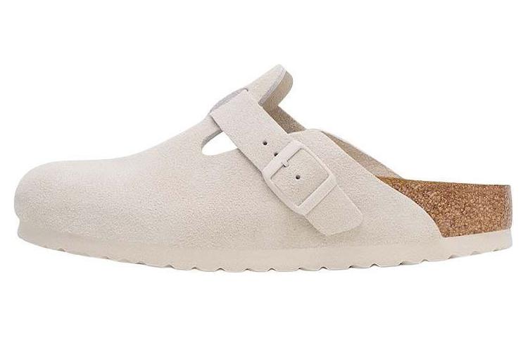 Бостон Birkenstock Мягкая стелька Замша Узкая Античный белый 1027693 37