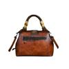 Ladies Luxury Handbag 2024 New Vintage Handmade Leather Carved Women Tote Bag Versatile Female Shopping Shoulder Crossbody Bags