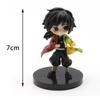Q Posket Figur Dämonentöter Mini-Figur 6 Stück/12 Stück/Sets Kimetsu No Yaiba Kleine PVC-Puppen Schreibtischdekoration
