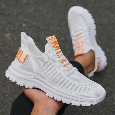 Men's Running Shoes Summer Trendy Fashionable Casual Jogging Shoes Breathable Mesh Lightweight Comfortable Sports Shoes for Men
