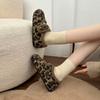 Fleece Lined Women Mary Jane Shoes Comfort Round Toe Soft Sole Shoes Outdoor Warm Autumn Winter Ladies Flats Shoes
