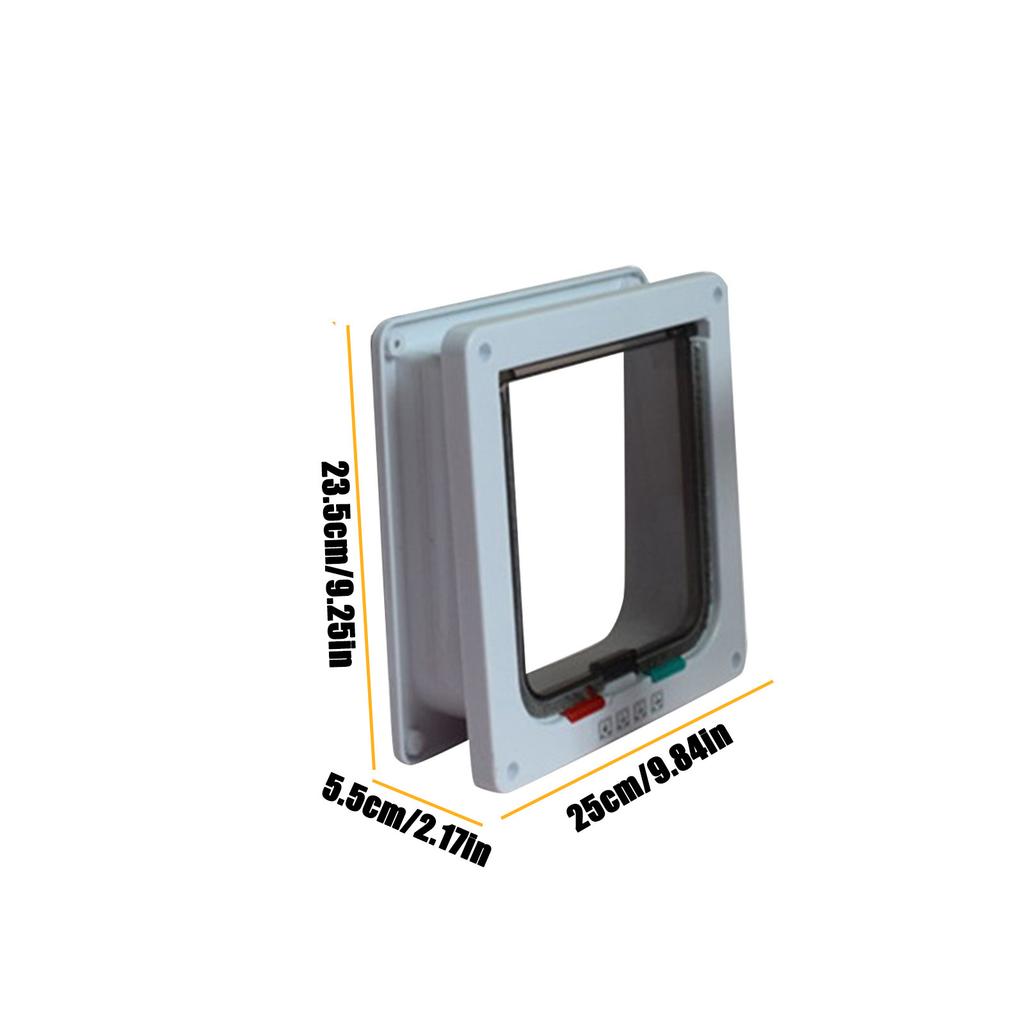 Dog Door ABS Material Plastic Door Opening Installation