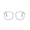 Diopter 0 -0.5 -1.0 To -6.0 Big Frame Square Minus Glasses With Prescription Women Men Metal Full Frame Nearsighted Eyeglasses