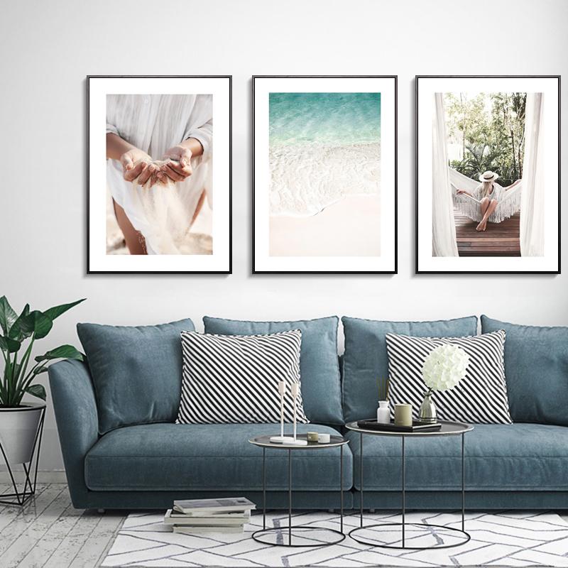 Scandinavian Poste Nature Picture Nordic Wall Art Print Decoration Sheets Decorative Canvas Painting For Living Room On The Wall No Frame