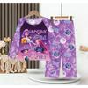New Demon Hunters Children's Pajamas Long Sleeve Cartoon Girls Babies Middle and Older Children's Loungewear Set