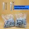 50Pcs Metal Expansion Screws Pipe Drilling Plug High Strength Metal Fasteners Expansion Tube Tapping Screws