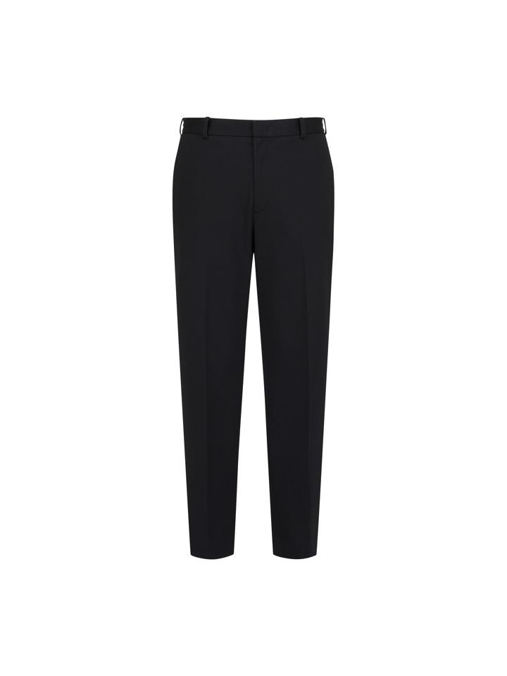 ZIOZIA Men'S Tapered Jersey Slacks_Black