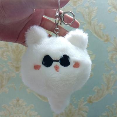 Anime Jujutsu Kaisen Gojo Satoru Cat Plush Toy Cute Embroidery Plush Stuffed Animals Dolls Pendant Cartoon Toys For Kids Gift