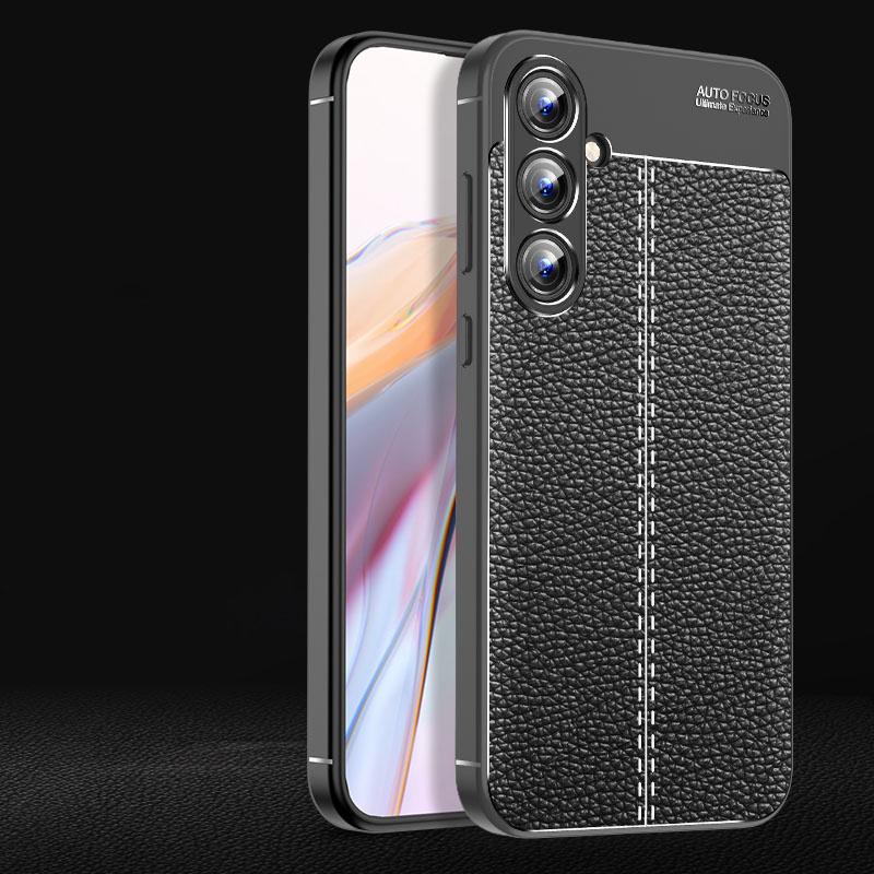 For Samsung A55 Case Cover Samsung A55 5G Capas New Phone Bumper Back Shockproof TPU Soft Leather For Fundas Samsung Galaxy A55