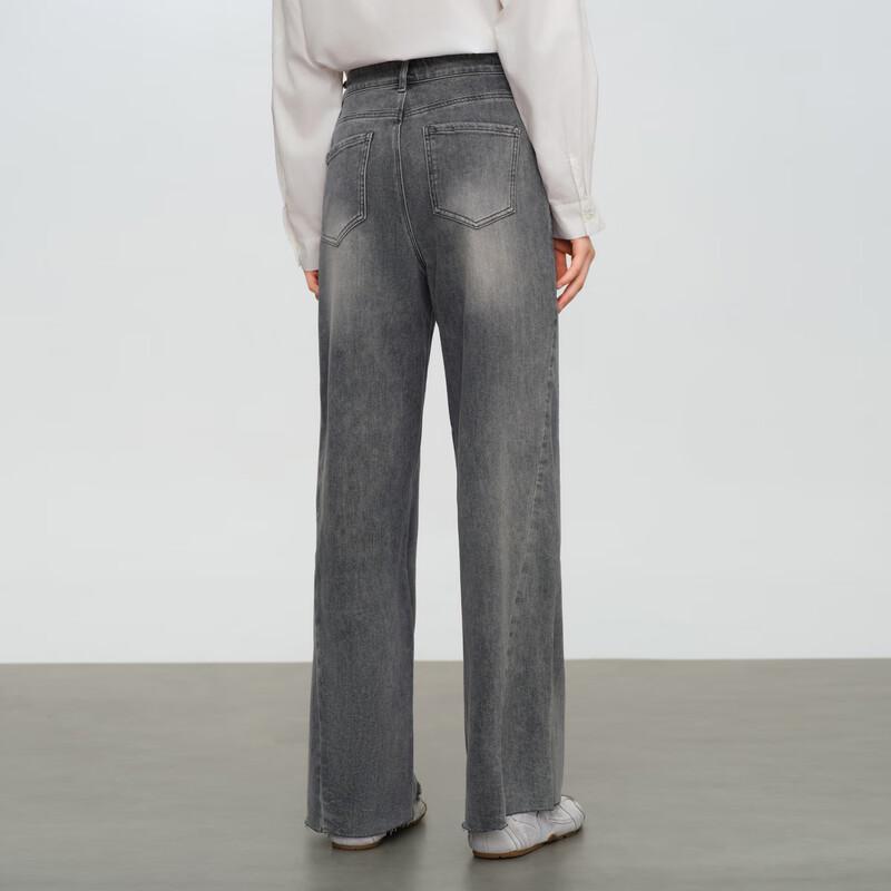 Elva' Island Women's High-Waist Straight-Leg Jeans