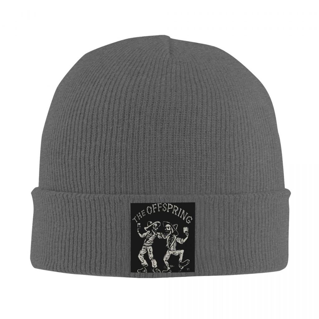 Punk The Offspring Warm Knitted Cap Winter Knit Bonnet Hat Skullies Beanies Hip Hop Caps for Unisex