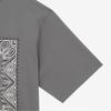 [norTh Face Official] NT7ur13d Men S Bandana ShorT Sleeve T ShirT Gray