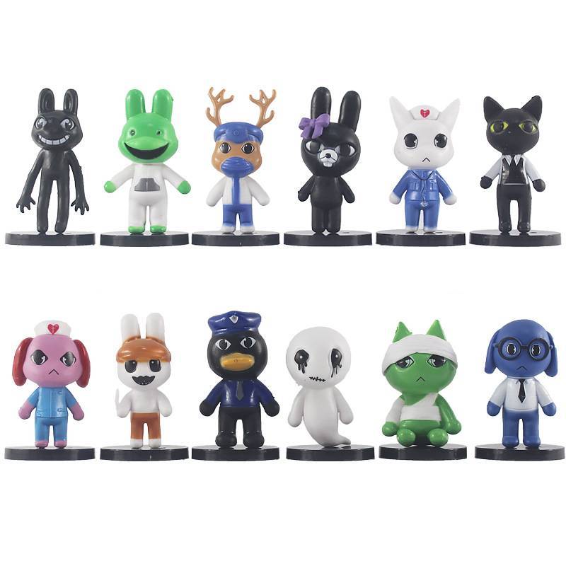 Animal Hospital Action Figure Toy Collection With Soft Pvc Material For Kids And Collectors