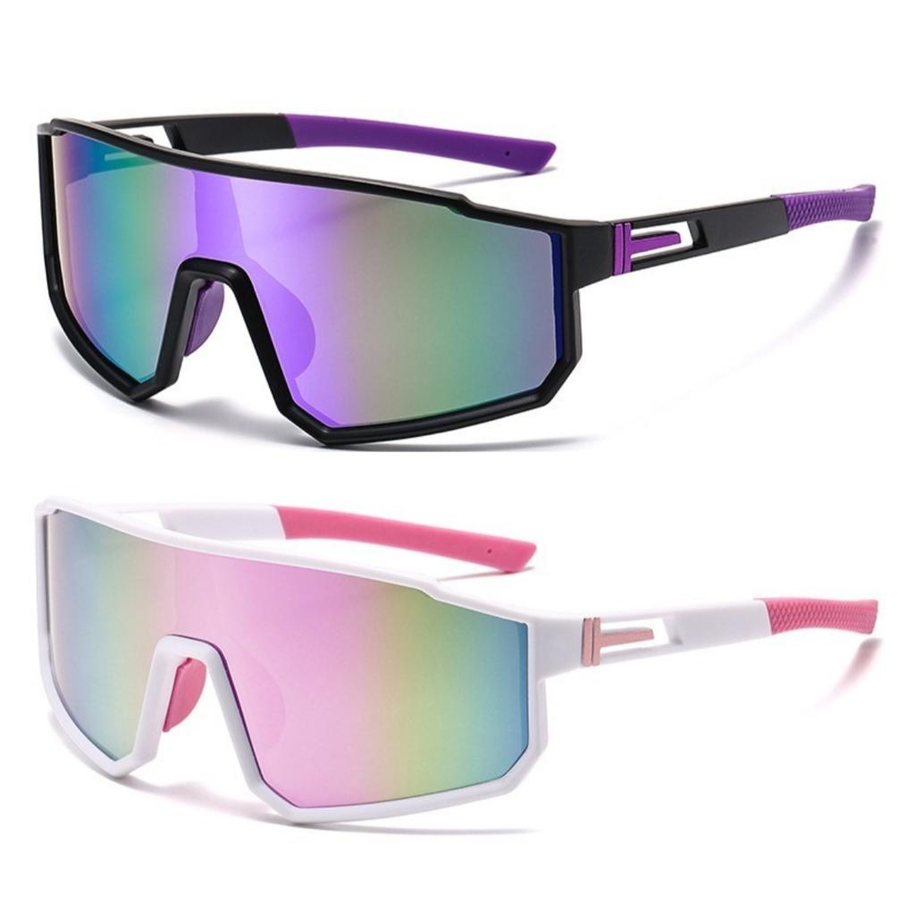 2 STÜCK Radbrillen Outdoor-Sportarten Lässige Radsonnenbrillen für Männer und Frauen UV400