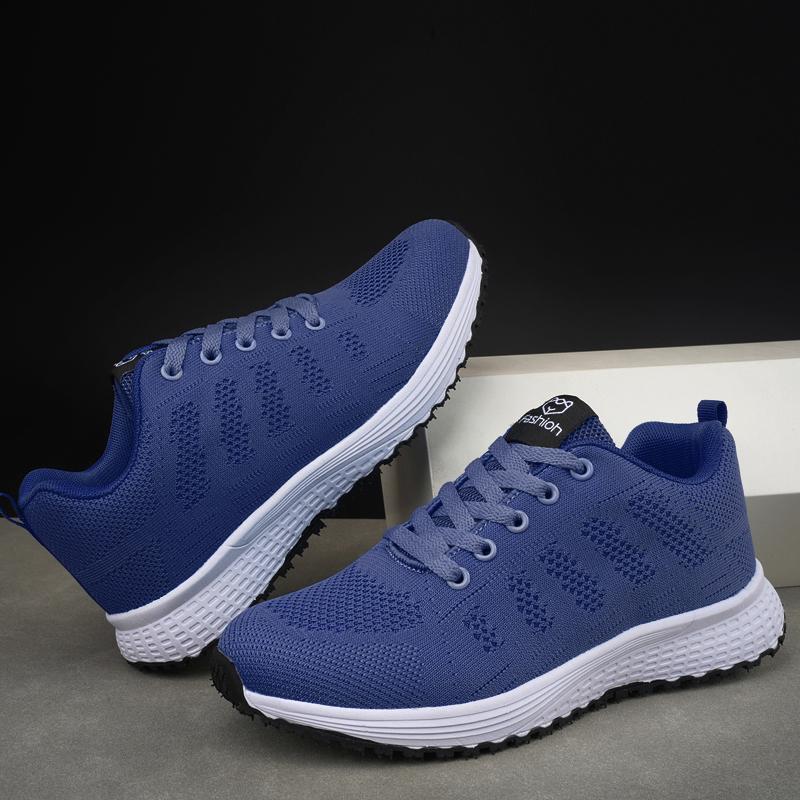 Women Sneaker Summer Tennis Breathable Lightweight Sports Running Casual Mesh Walking Flat Sole Vulcanized Shoes Chaussure Femme