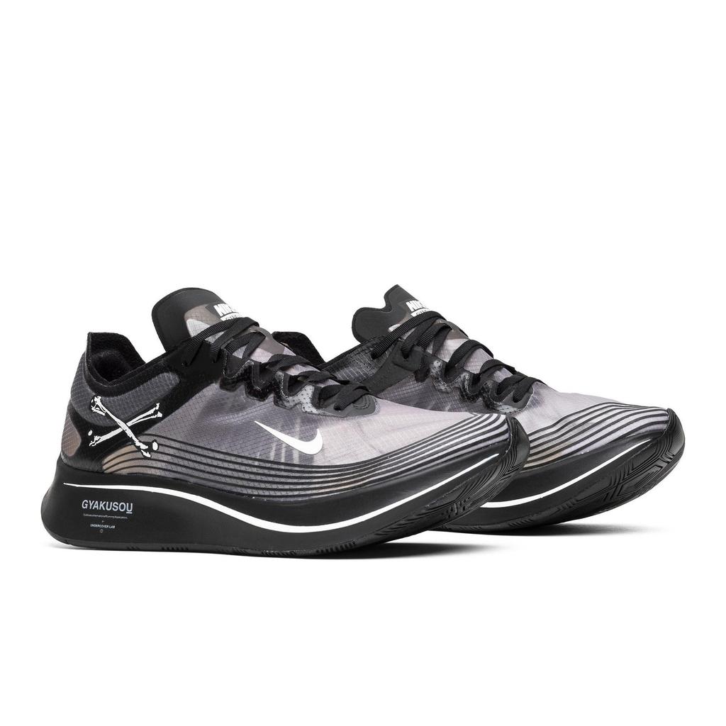 Nike Zoom Fly SP 'Black' (Unisex) Black / Sail-Mineral Yellow-Black Running Shoes AR4349 001
