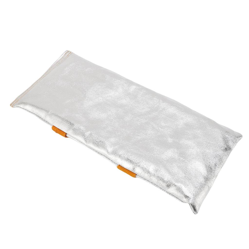 Hand Heat Guard Welding Aluminized Back Flux Reflective Layered PU Leather for Industrial Boiler Cutting Metal Smelting