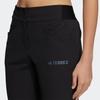 Adidas Logo Print Straight Leg Track Pants Women Bottoms Black IC7987