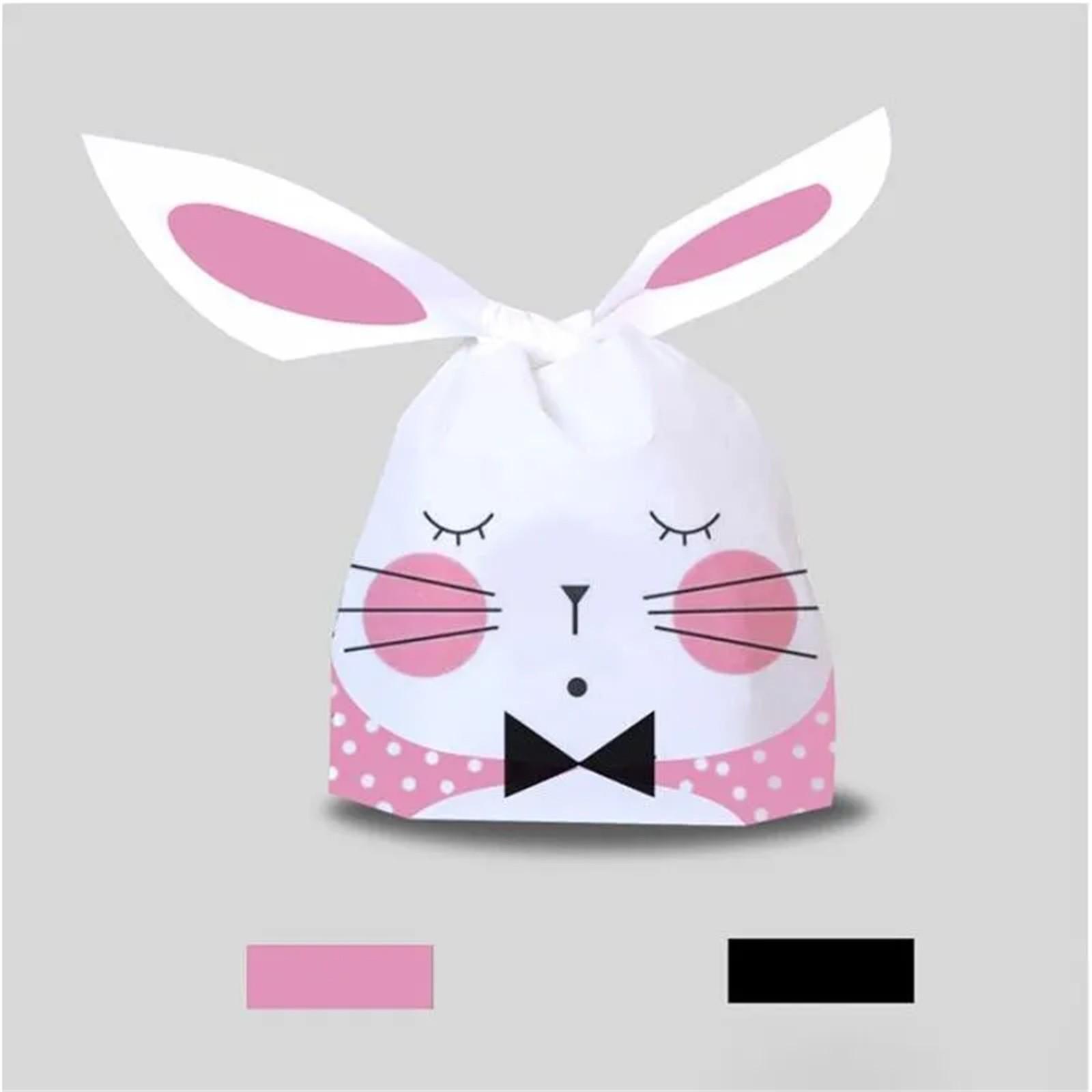 

Упаковочный пакет с рисунком, милый пакет для печенья, упаковочный пакет для закусок, 50 шт. One Size розовый