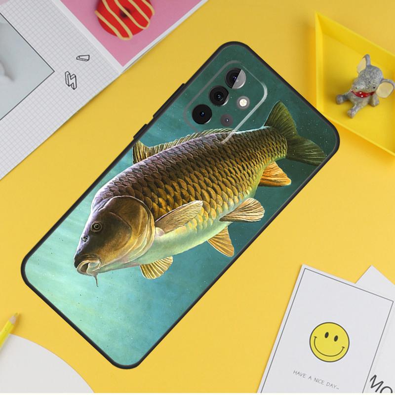 CARP FISH FISHING Case For Samsung Galaxy A53 A33 A23 A13 A06 A56 A16 A36 A55 A35 A17 A54 A34 A14 A52 A32 A15