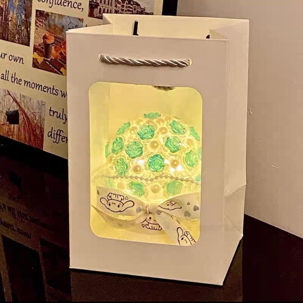 Luminous Butterfly Night Light Ornament - Ancient Style for TV Cabinet or Desk Decor