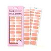 Quickly dry SelfAdhesive Nail Art Stickers Soft Waterproof Materials Gel Nail Strips For Daily Use And Special Occasions