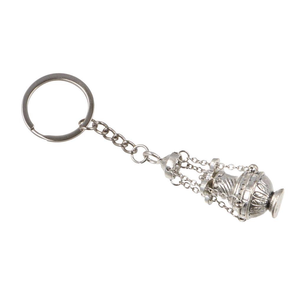 DIY Religious Keychain Pendant Unique Design Christian Incense Car Key Ring Pendant  Office Decor