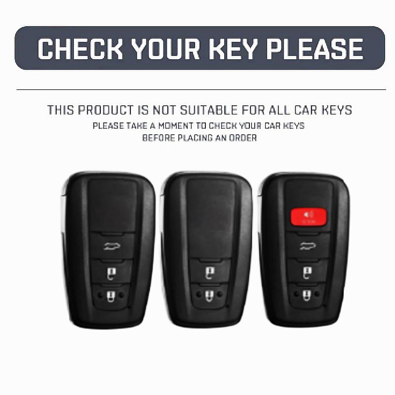 Durable Metal Leather TPU Car Remote Key Case Cover Shell Fob For Toyota Corolla Prius Camry CHR C-HR RAV4 Altis Land Cruiser Prado Keyless