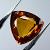 Natural Orange Sapphire Loose Gemstone Trillion Cut 9.50 Ct September Birthstone for Gem Collections