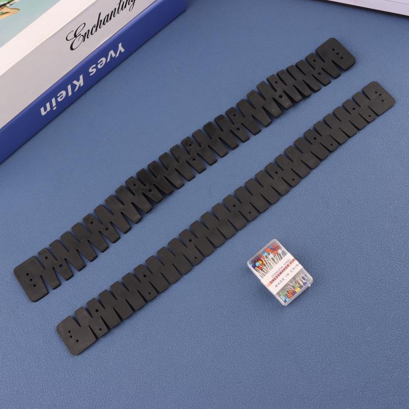 Silicone Hemmer Professional Sewing Tool Hem Ruler Sewing Auxiliary Tool Multiple Colors