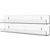 Acrylic Bathroom Shelves, Acrylic Shelf Transparent Wall Mounted, Thick Acrylic Shower Shelf, Clear Storage Display Rack X3UC