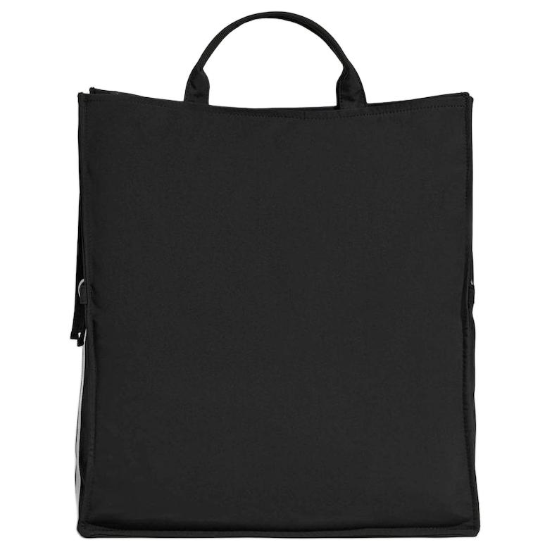 Adidas Originals Recycled Polyamide Tote One Shoulder Handbag Large Unisex Black KW9638
