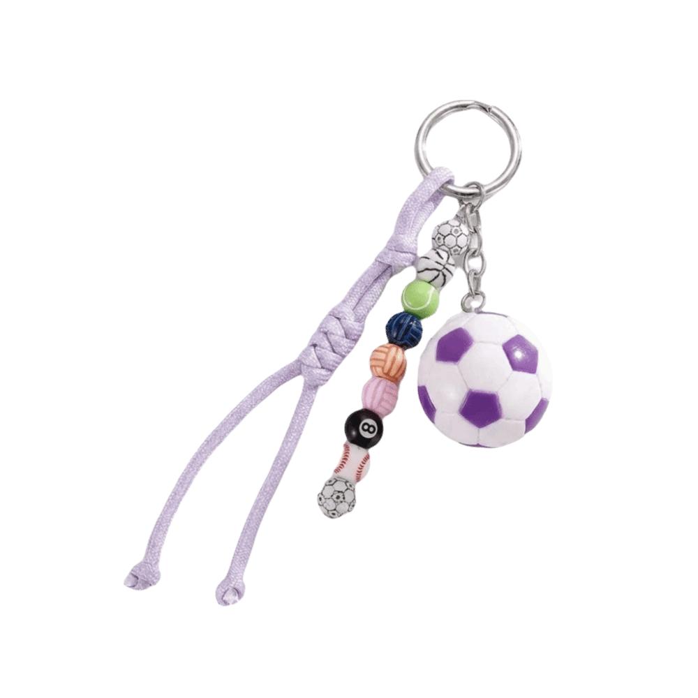 

Cartoon Sports Ball Keychain Soccer Sports Themed Gift Charm Football Keychain Backpack Decoration