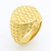 Stainless Steel Signet Ring for Men Retro Hammered Dimple Texture Finger Anillos Punk Women's Statement Band Jewelry Gifts