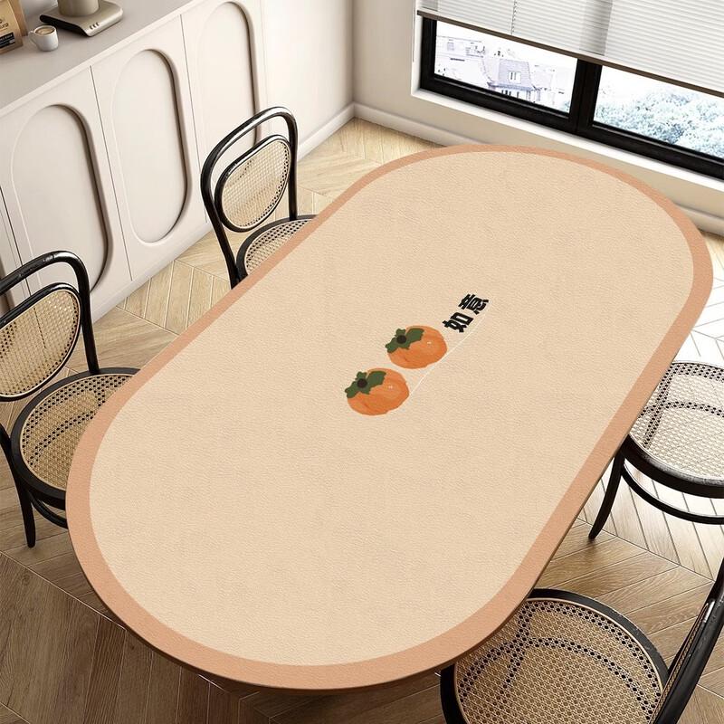 Handon Oval Leather Placemat