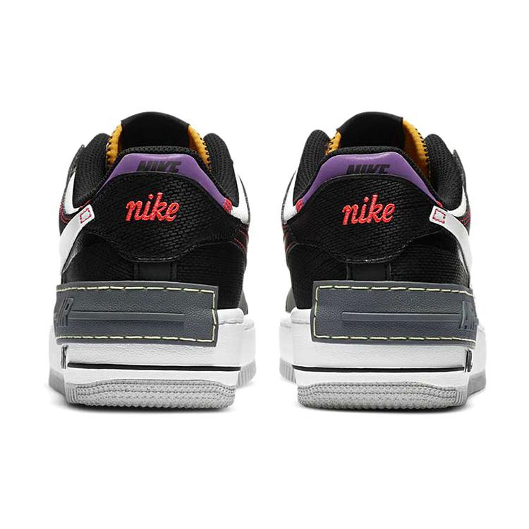 Nike Damen Air Force 1 Shadow 'Spiral Sage' (Damengrößen) Schwarz / Weiß / Spiral Salbei Skateboard-Schuhe DC2542 001