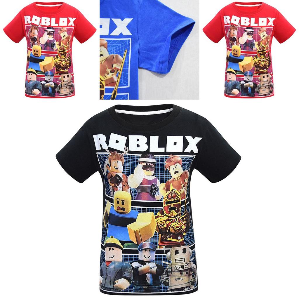 Lebhaftes Roblox Charakter Spiel T-Shirt für Kinder mit bequemer Baumwolle