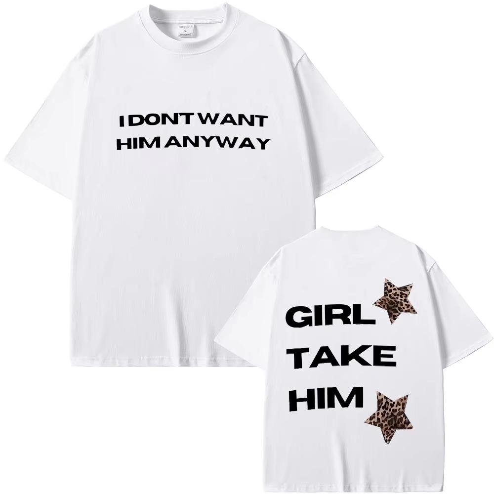 

Singer Tate Mcrae It s Ok I m Ok I Don t Want Him Anyway Girl Take Him Graphic T Shirts Men Women Fashion Vintage Trend T-shirt M