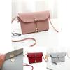 Elegant Women's Shoulder Bag Pu Leather Solid Messenger Crossbody Handbags Purse Fashion
