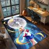 Sailor Moon Anime Teppich Großer Teppich Rutschfeste Waschbare Fußmatte Gamer Zimmer Schlafzimmer Heimdekoration -QJY