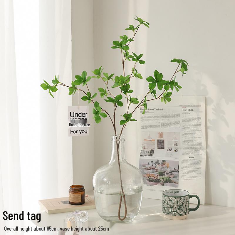 Nordic Green Japanese Bellflower & Andromeda Faux Branch for Home Decor
