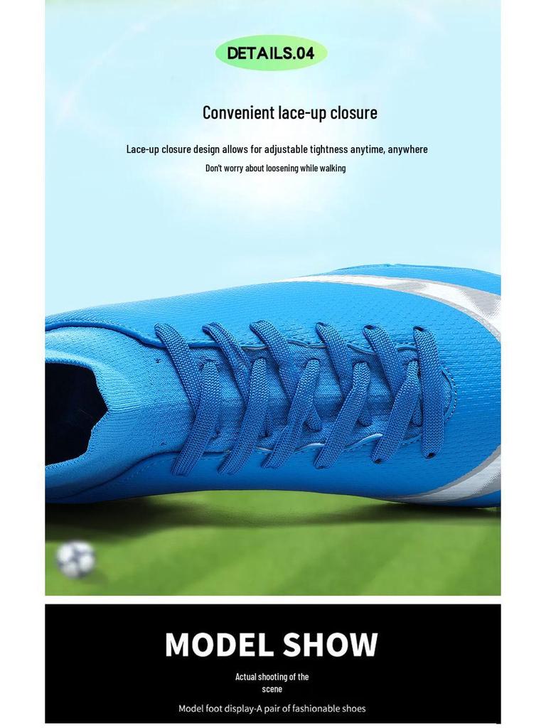 2025 Men's Youth Cross-border Long Spike Football Turf Shoes