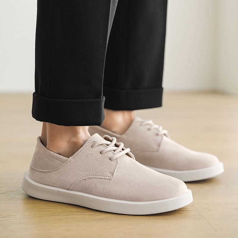 Fashion Mens Brown Loafers Non Slip Walking Flats Breathable Outdoor Slip on Casual Shoes for Male Work Office Driving Sneakers Beige