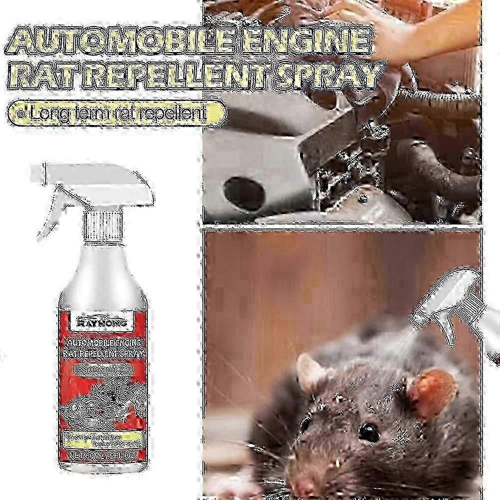 3 Stück Pfefferminzöl für Ratten und Automotoren, Rattenabwehrspray, Heim- und Automotor-Abwehrspray 2026